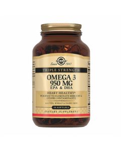 Solgar Triple omega 3-950mkg EPA and DHA capsules dietary supplements, No. 50 | Buy Online
