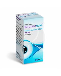 Xalatamax eye drops 0.005%, 2.5 ml | Buy Online