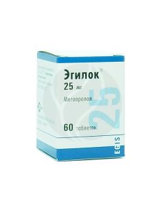 Egilok tablets 25mg, No. 60 | Buy Online