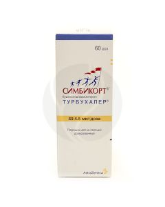 Symbicort Turbuhaler powder 80 / 4.5 mcg / dose, 60 dose | Buy Online