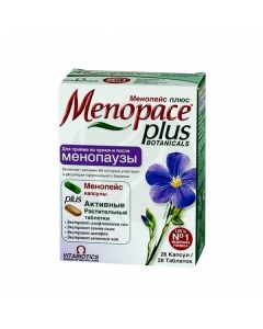 Menopace plus a set of tablets and capsules, No. 56 (28 + 28) dietary supplement | Buy Online