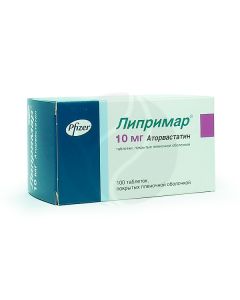 Liprimar tablets p / o 10mg, No. 100 | Buy Online