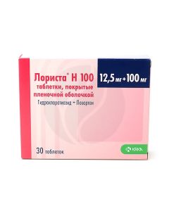 Lorista N tablets p / o 100mg + 12.5 mg, No. 30 | Buy Online