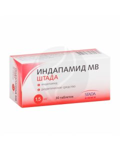 Indapamide MV tablets 1.5mg, No. 30 | Buy Online