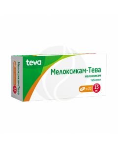 Meloxicam - Teva tablets 15mg, No. 20 | Buy Online