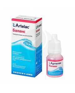 Artelak balance moisturizing ophthalmic solution, 10ml | Buy Online