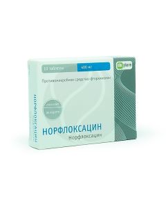 Norfloxacin tablets 400mg, No. 10 | Buy Online