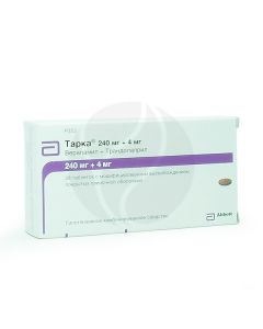 Tarka tablets with mod. release p / o 240 + 4mg, No. 28 | Buy Online