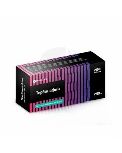 Terbinafine tablets 250mg, No. 28 | Buy Online