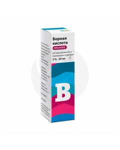 A solution of alcoholic boric acid 3%, 25ml | Buy Online