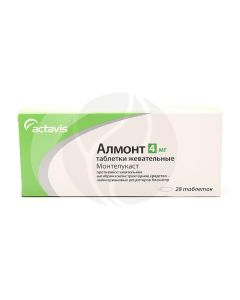 Almont chewable tablets 4mg, No. 28 | Buy Online
