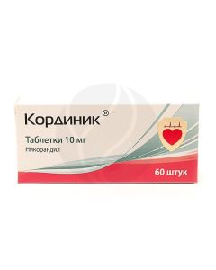 Kordinik tablets 10mg, No. 60 | Buy Online