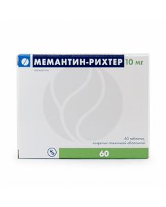 Memantine tablets p / o 10mg, No. 60 Richter | Buy Online