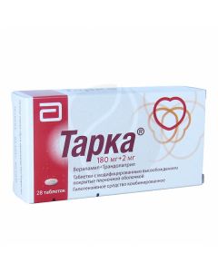 Tarka tablets with modified release p / o 180mg + 2mg, No. 28 | Buy Online