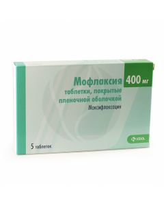 Moflaxia tablets 400mg, No. 5 | Buy Online