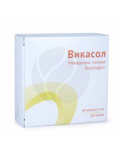 Vikasol injection solution 1%, 2ml No. 10 Ozone | Buy Online