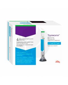 Trulicity solution d / n / k int. 1.5mg / 0.5ml, # 4 syringe-pen | Buy Online