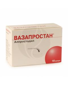 Vasaprostan lyophilisate for preparation of solution for infusion 60mkg / dose, No. 10 | Buy Online