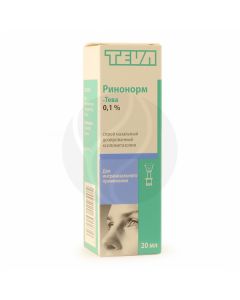 Rinonorm Teva spray 0.1%, 20 ml | Buy Online