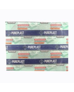 Pureplast bactericidal adhesive plaster, 2.5 * 7.2cm | Buy Online