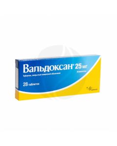 Valdoxan tablets 25mg, no. 28 | Buy Online