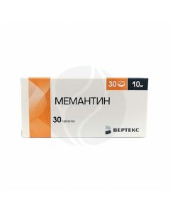 Memantine tablets 10mg, No. 30 | Buy Online