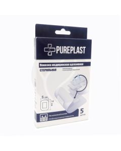 Pureplast sterile medical fixation bandage 7 * 5cm, No. 5 | Buy Online
