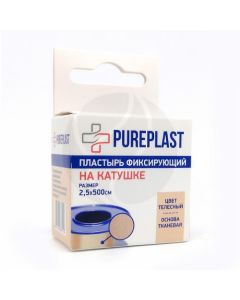 Pureplast flesh-colored fabric plaster, 2.5 * 500cm | Buy Online