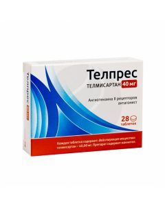 Telpres tablets 40mg, No. 28 | Buy Online