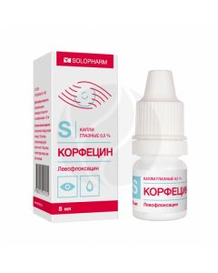 Korfetsin-SOLOpharm drops 0.5%, 5ml | Buy Online