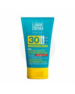 Librederm Bronzeada Sunscreen SPF30 with omega 3-6-9, 150ml | Buy Online