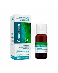 Solonex drops 10mg / ml, 20 ml | Buy Online