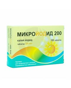Microiodide 200 tablets 200mkg, No. 100 | Buy Online