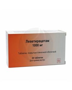 Levetiracetam tablets p / o 1000mg, No. 30 | Buy Online