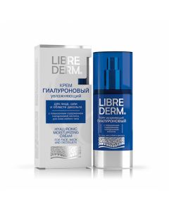 Librederm Hyaluronic collection Moisturizing cream for face, neck and decollete, 50ml | Buy Online