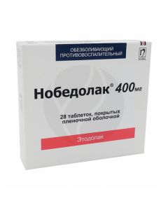 Nobedolac tablets 400mg, No. 28 | Buy Online