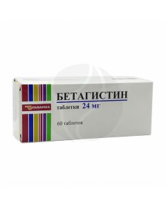 Betahistin tablets 24mg, No. 60 | Buy Online