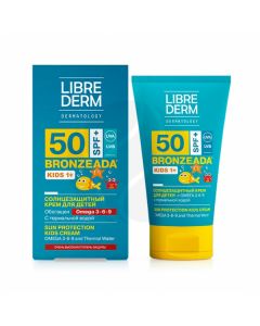 Librederm Bronzeada cream for children omega 3-6-9 SPF50, 150ml | Buy Online