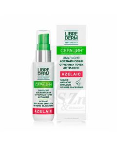Librederm Seracin azelaic emulsion for blackheads Antiacne, 50ml | Buy Online