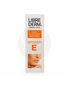 Librederm Vitamin E antioxidant cream for face, 50ml | Buy Online