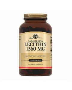 Solgar Natural soy lecithin capsules BAA 1930mg, No. 100 | Buy Online