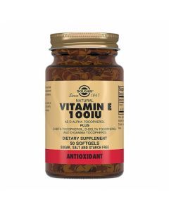 Solgar Vitamin E capsules BAD 100ME, No. 50 | Buy Online
