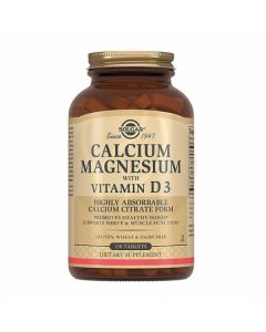 Solgar Calcium-Magnesium with vitamin D3 dietary supplement tablets, No. 150 | Buy Online
