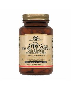 Solgar Ester-C plus Vitamin C capsule dietary supplement 500mg, No. 50 | Buy Online