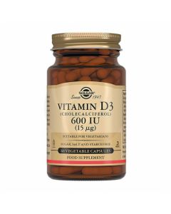 Solgar Vitamin D3 600 IU capsules BAA 240mg, No. 60 | Buy Online