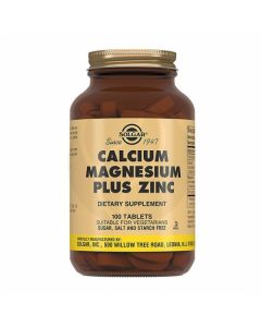 Solgar Calcium-Magnesium-Zinc tablets BAA, No. 100 | Buy Online