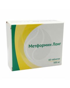 Metformin Long tablets 500mg, No. 60 | Buy Online