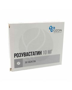 Rosuvastatin tablets 10mg, # 30 | Buy Online