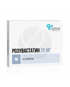 Rosuvastatin tablets 20mg, # 30 | Buy Online