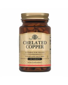 Solgar Chelate copper tablets dietary supplements 400mg, No. 100 | Buy Online